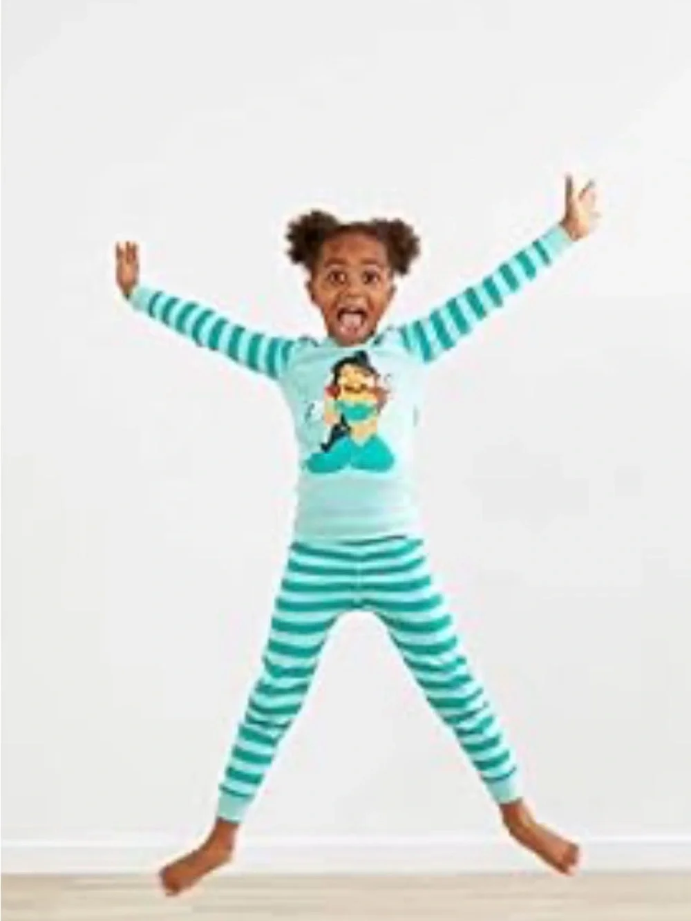 Hanna Andersson Disney’s Jasmine Striped Pajamas Sz 120cm